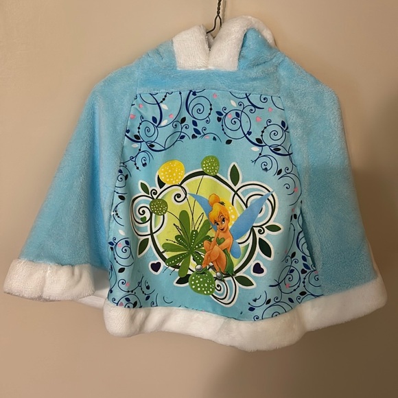 Disney Other - Disney Toddler Tinkerbell fur Poncho